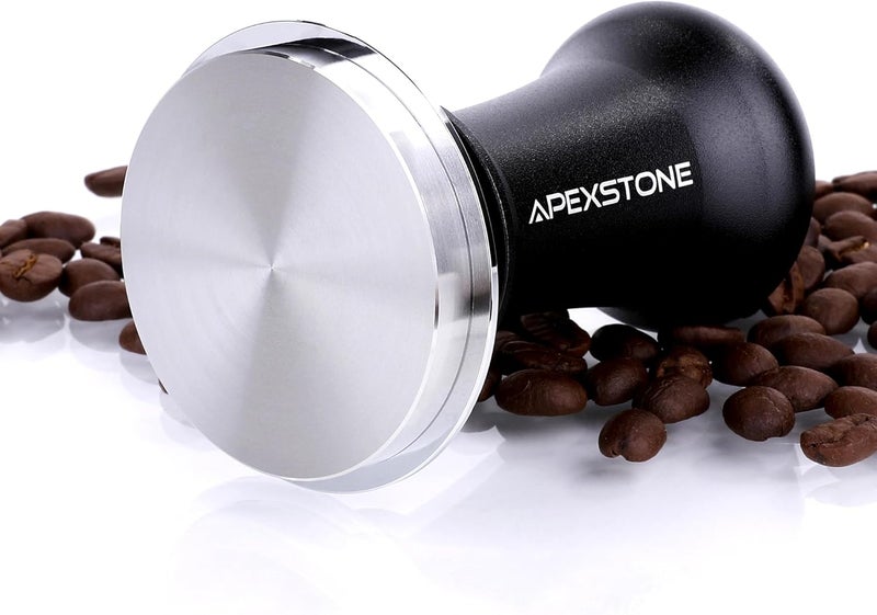 Apexstone Coffee Tamper Spring Loaded 58mm, Espresso Tamper 58mm Spring Loaded, Calibrated Espresso Tamper 58mm - Image 1